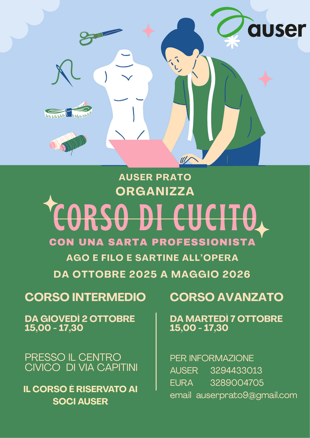 Corso di cucito avanzato